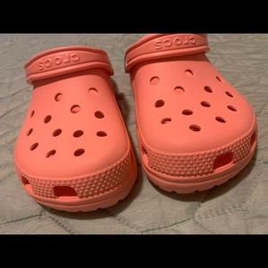 Ladies Pink Crocs